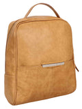 Classic Textured Leatherite Backpack