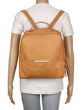 Classic Textured Leatherite Backpack