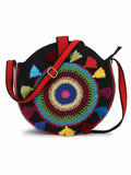 Canvas Crotia Patch Sling Bag