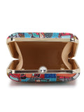 Vista Printed Polyester Clutch