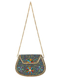 Jewel Mosaic Metal Clutch