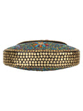 Jewel Mosaic Metal Clutch