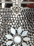 Cask Mosaic Metal Clutch