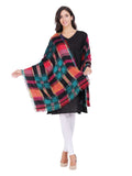 Checkered Viscose Rayon Shawl