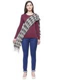 Checkered Viscose Rayon Scarf