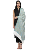 Lush Floral Woven Design Modal Stole